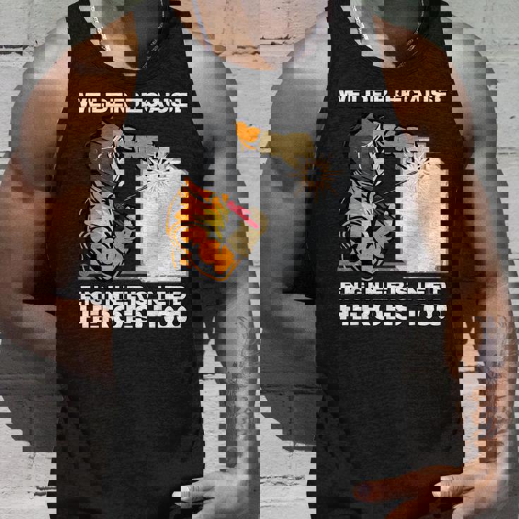 溶接工エンジニアにはヒーローが必要だから 面白すぎる溶接 タンクトップ 彼への贈り物