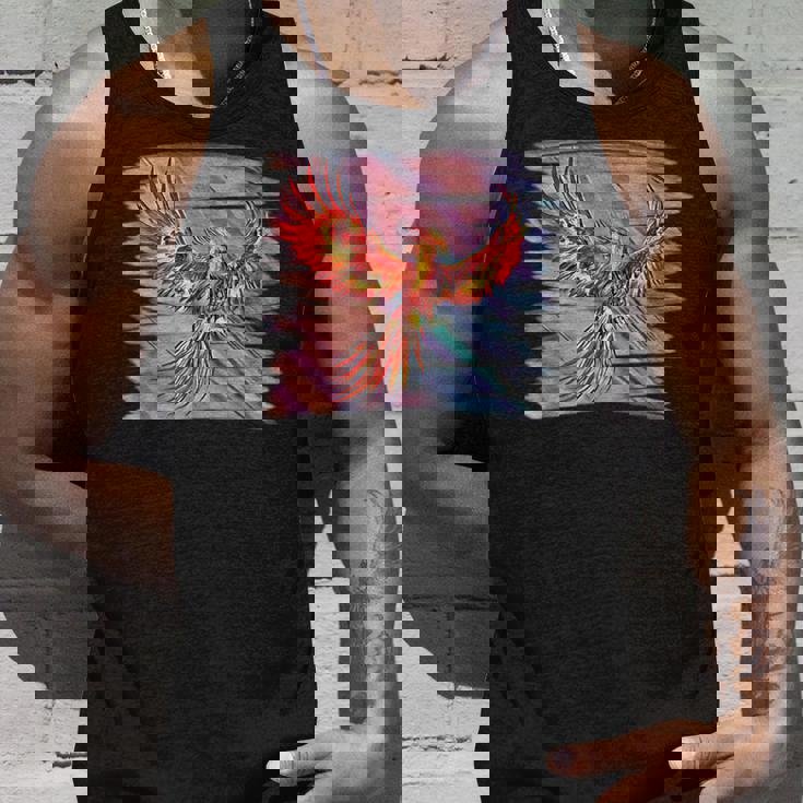 灰からのフェニックス 不死鳥 フェニックス 鳳凰 神話上の生き物 火 バード タンクトップ 彼への贈り物