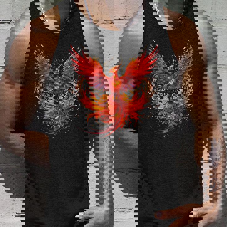 炎 フェニックス 鳥 若返り 神話 鳥 鳳凰 ライジング タンクトップ 彼への贈り物