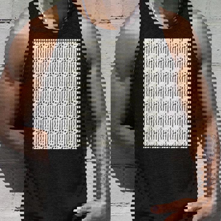 点と線 白 黒 タンクトップ 彼への贈り物