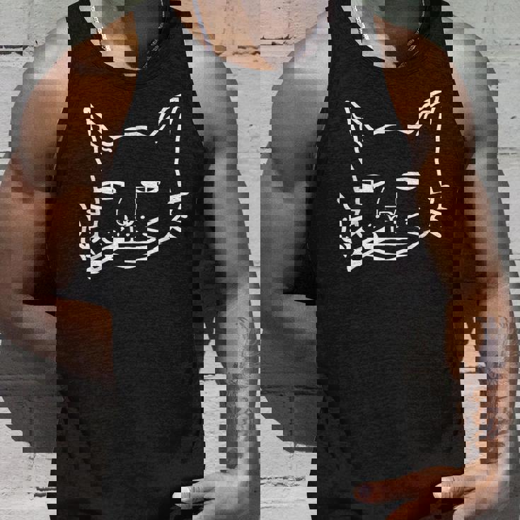 煙草を吸う猫 猫好き タンクトップ 彼への贈り物
