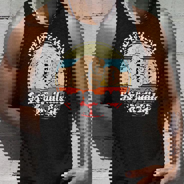 父と息子 ベストバディーズ 面白いお揃い お父さんと息子のギフト タンクトップ 彼への贈り物