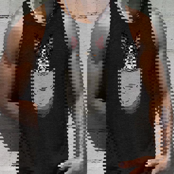 犬 365 ボストンテリア 犬 ポケット入り 犬好きのギフト タンクトップ 彼への贈り物