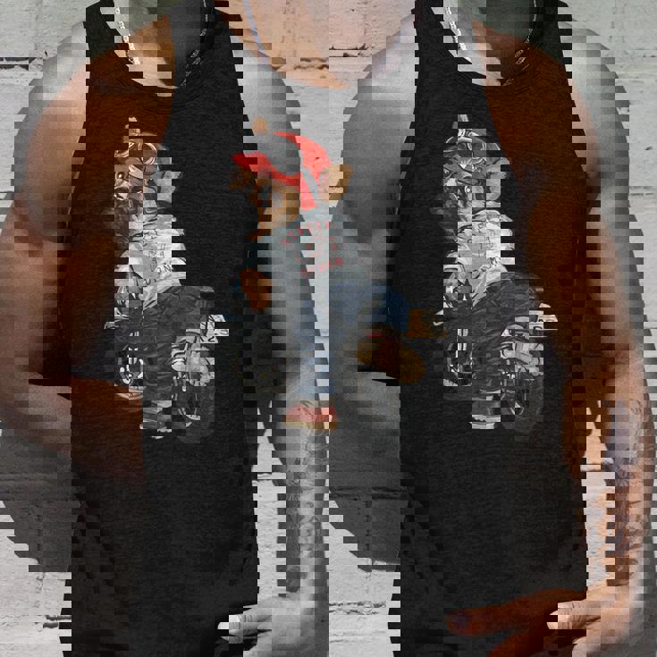 犬 おもしろ バイク オートバイ ライダース バイカー 面白い いぬ タンクトップ 彼への贈り物