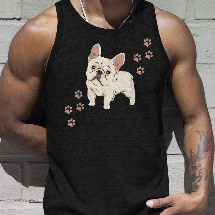 犬のプリントとフレンチブルドッグのグラフィック フレンチブルドッグ タンクトップ 彼への贈り物