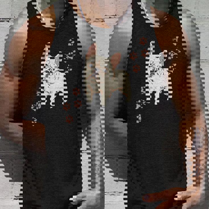 犬のプリントとフレンチブルドッグのグラフィック フレンチブルドッグ タンクトップ 彼への贈り物