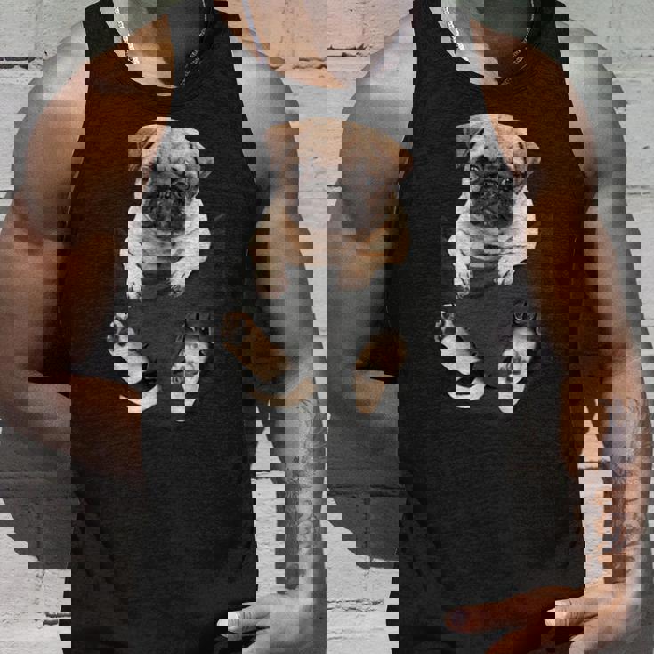 犬好き ギフト パグ イン バッグ タンクトップ 彼への贈り物