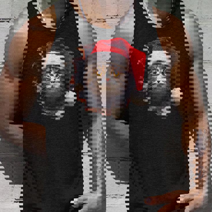 猫 クリスマス クリスマスパーティー タンクトップ 彼への贈り物