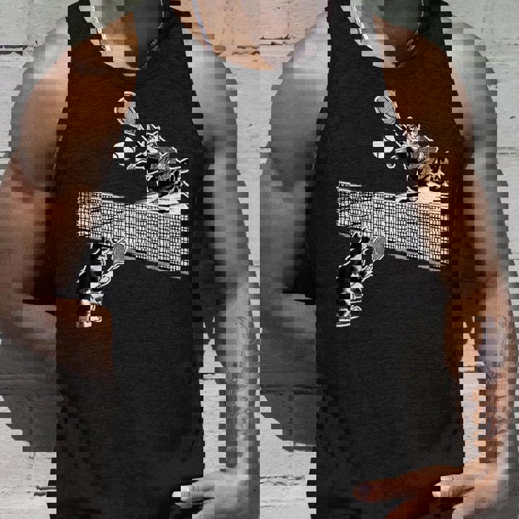猫 ネコ テニス 面白いtシャツ 文字入り メンズ おもしろ 面白い 服 おもしろグッズ ネタ 浮世絵 タンクトップ 彼への贈り物