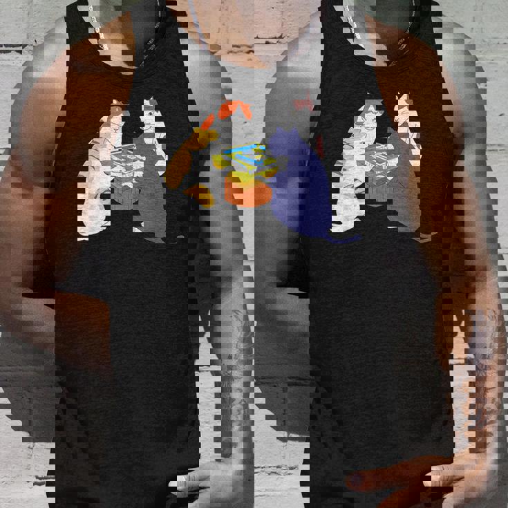 猫 ネコ 麻雀 面白いtシャツ 文字入り メンズ おもしろ 面白い 服 おもしろグッズ ネタ 雀士 タンクトップ 彼への贈り物