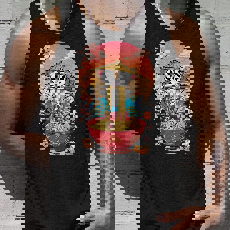 猫 ラーメン 日本語 面白い グラフィック カワイイ 猫 アニメ 恋人 タンクトップ 彼への贈り物