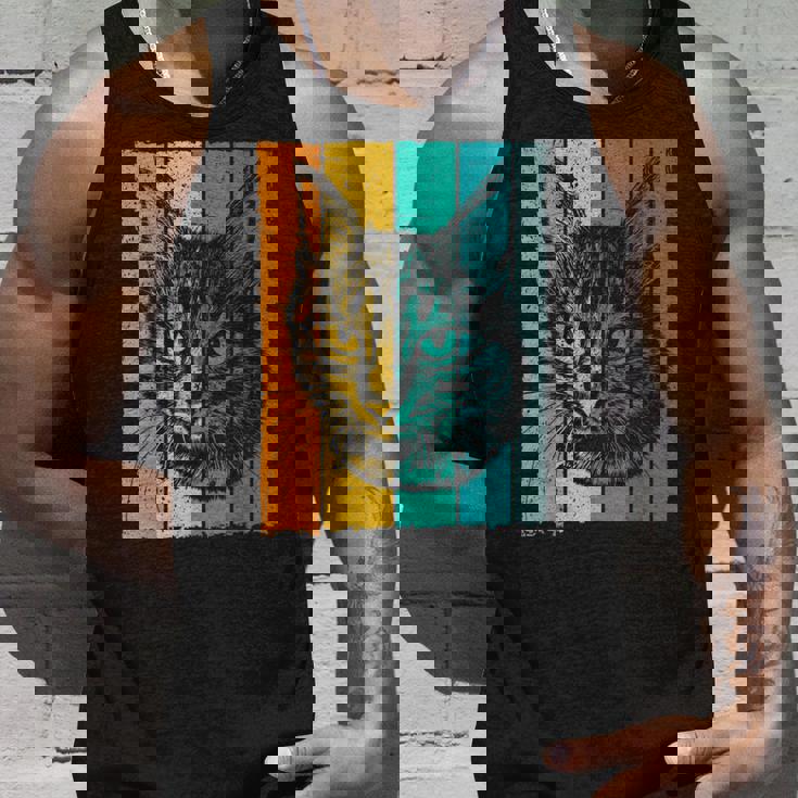 猫、レトロ タンクトップ 彼への贈り物