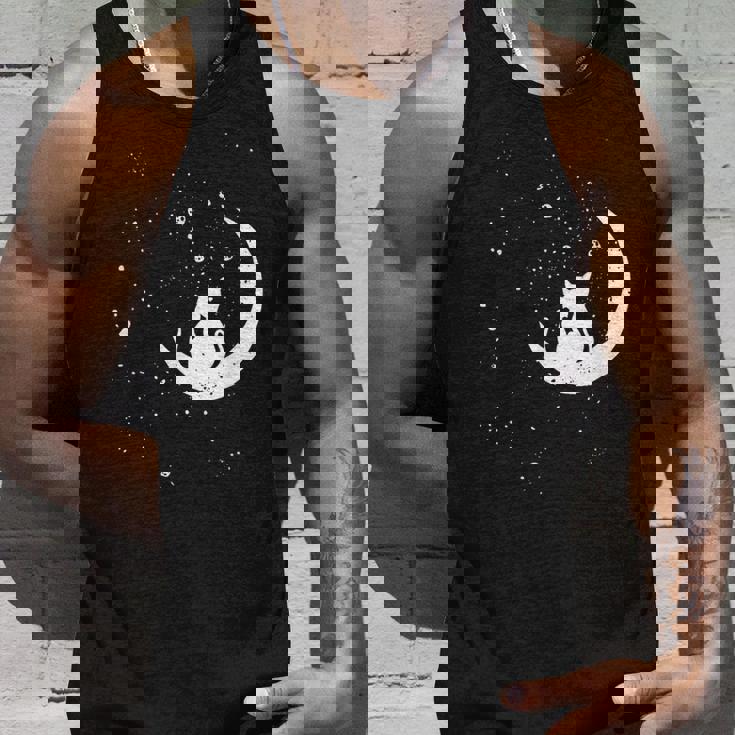 猫の家族 月の絵柄 メンズ レディース 子供 タンクトップ 彼への贈り物