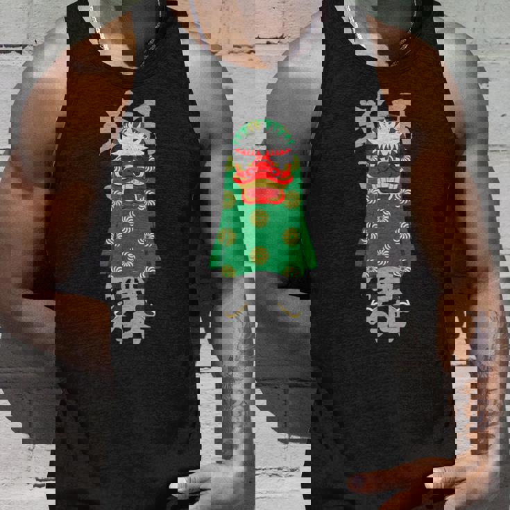 獅子舞 レトロな日本の祭り文化デザイン タンクトップ 彼への贈り物