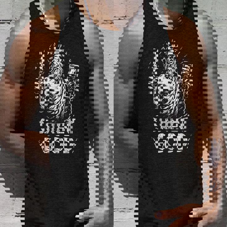 現神ゼウス ギリシャ神話 おもしろ電工 タンクトップ 彼への贈り物