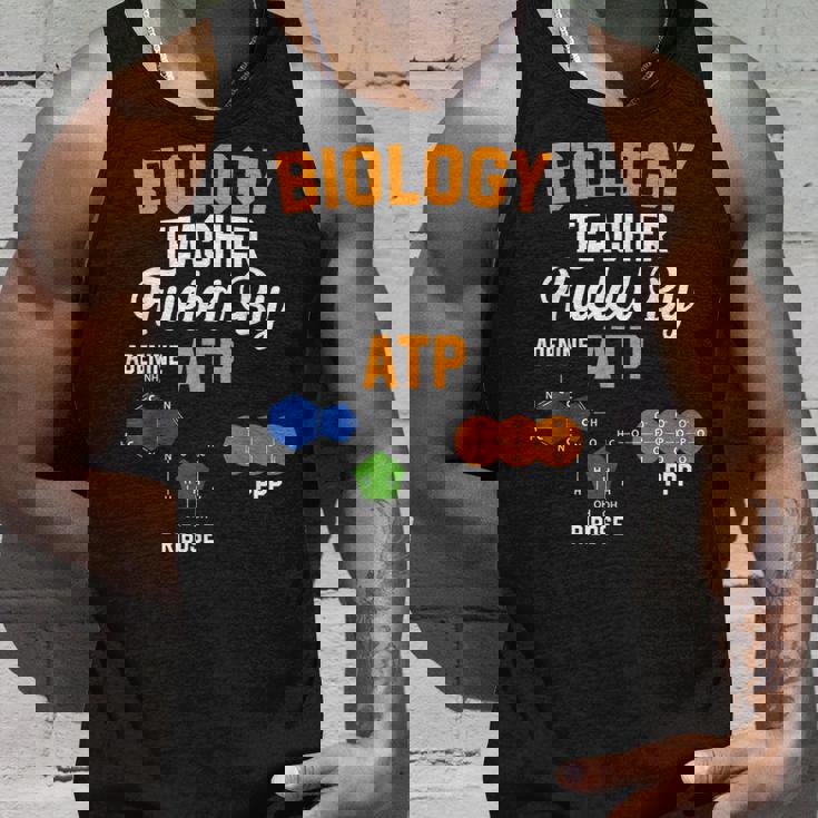生物学教師 Fueled By Atp 面白い教師 生物学者ギフト タンクトップ 彼への贈り物