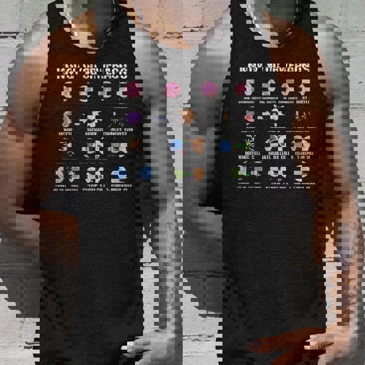 生物微生物学シャツ ウイルス遺伝子酵素ギフトアイデア タンクトップ 彼への贈り物