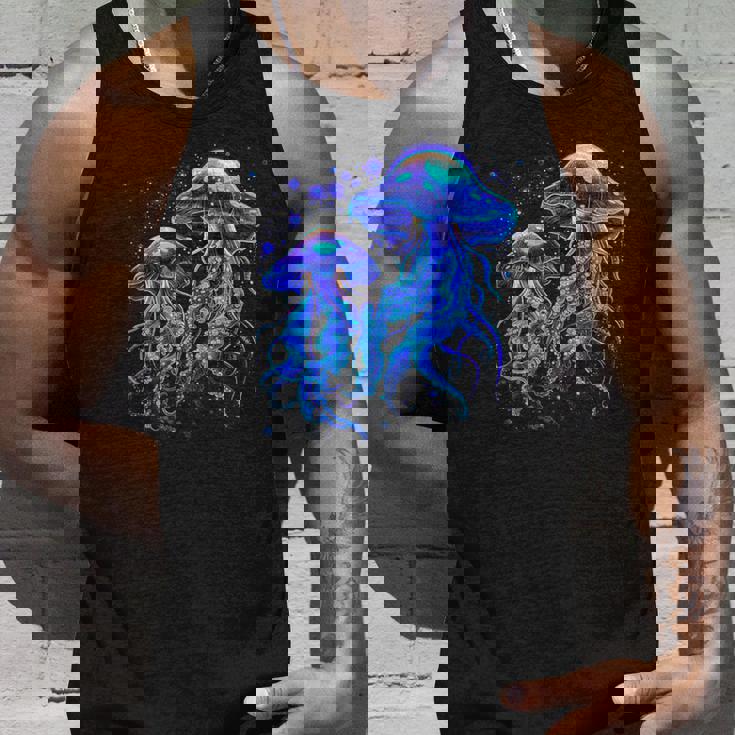 生物発光発光クラゲ タンクトップ 彼への贈り物