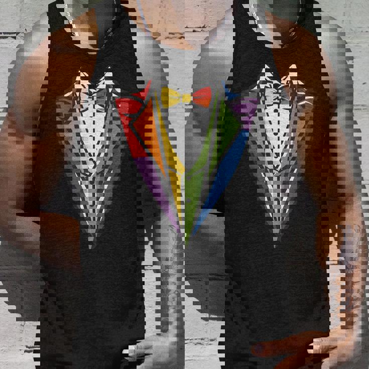 男の子、子供、男性用の幼児用タキシードコスチューム。かわいいレインボータキシード。 タンクトップ 彼への贈り物