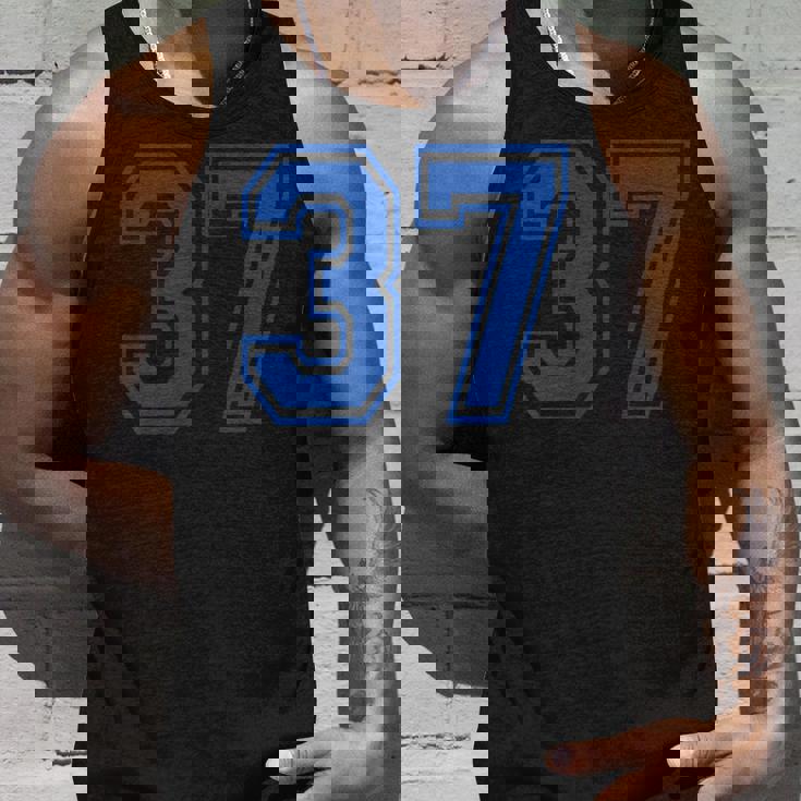 番号37インチ ブルー タンクトップ 彼への贈り物