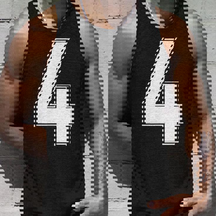 番号4 Fourports アスレチック チーム ジャージー バーシティ ユニフォーム タンクトップ 彼への贈り物