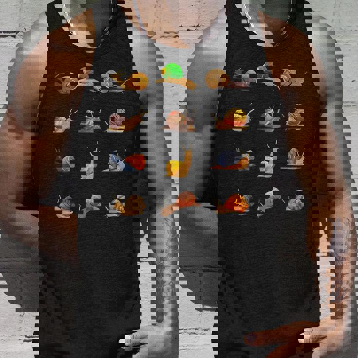 おもしろ 異なったカタツムリギフト キッズ メンズ レディース クールな貝殻 タンクトップ 彼への贈り物