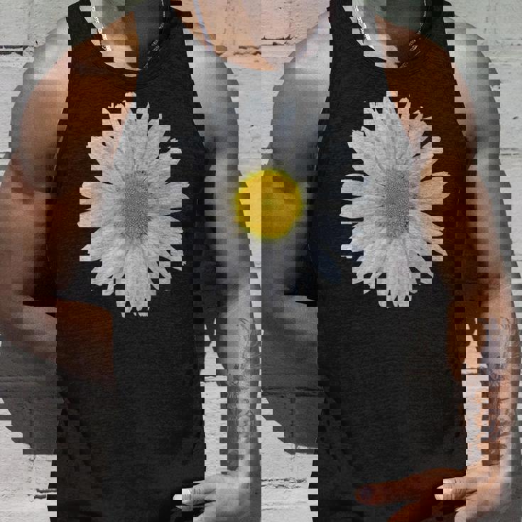 白いデイジーの花、咲くデイジー、花、花、デイジー タンクトップ 彼への贈り物