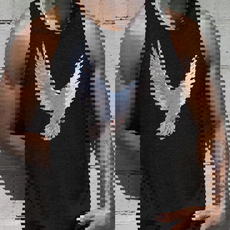 白いハト 白いキジバト 甘いハト タンクトップ 彼への贈り物