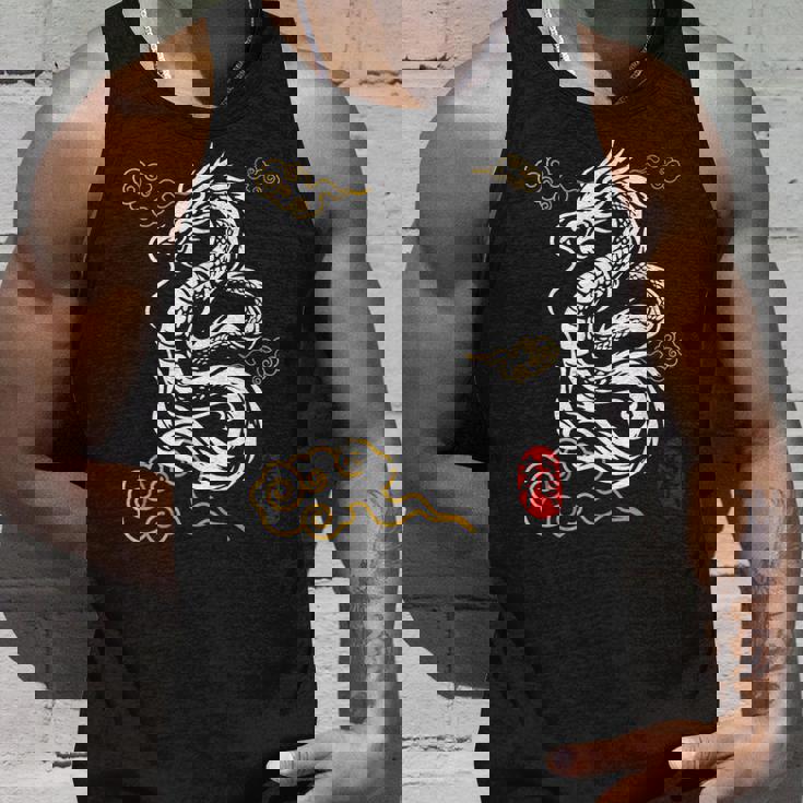 白龍、日本文化、縁起の良い タンクトップ 彼への贈り物