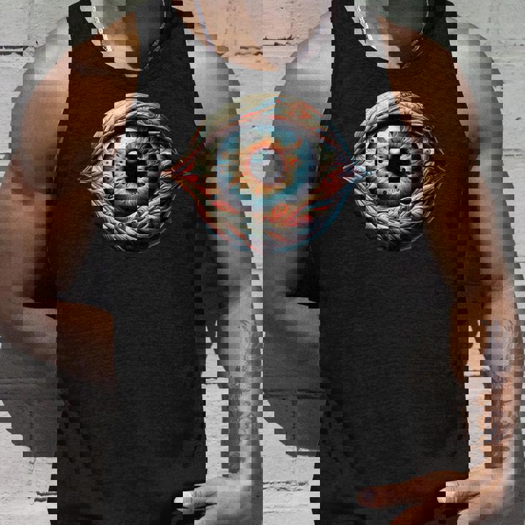 目玉 不気味な目 タンクトップ 彼への贈り物