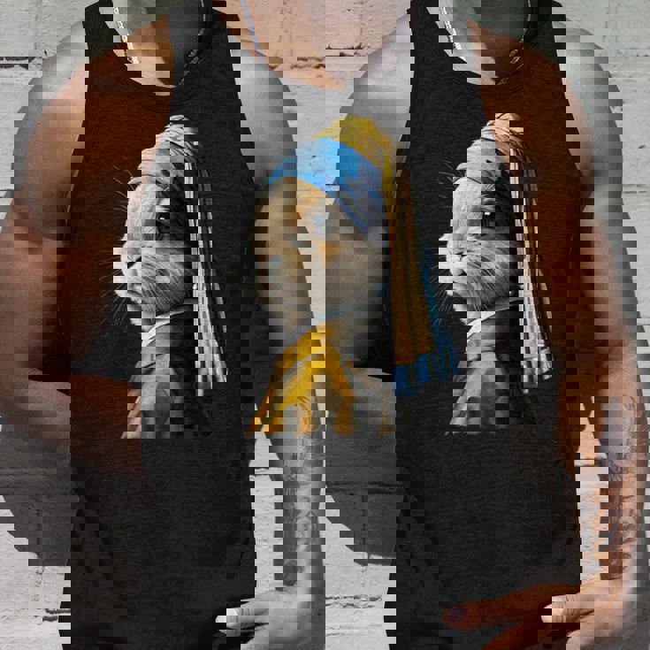 真珠の耳飾りのウサギ タンクトップ 彼への贈り物