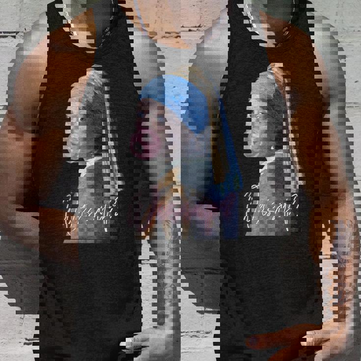 真珠の耳飾りの少女 フェルメール 面白い オルタード アート Wassup タンクトップ 彼への贈り物