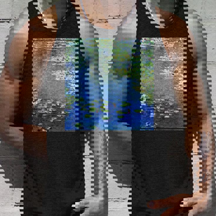 睡蓮の絵 タンクトップ 彼への贈り物