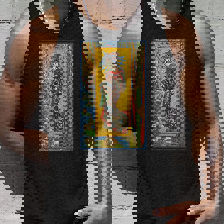 礼儀ヴァンゴッホ日本美術印象派絵画日本 タンクトップ 彼への贈り物