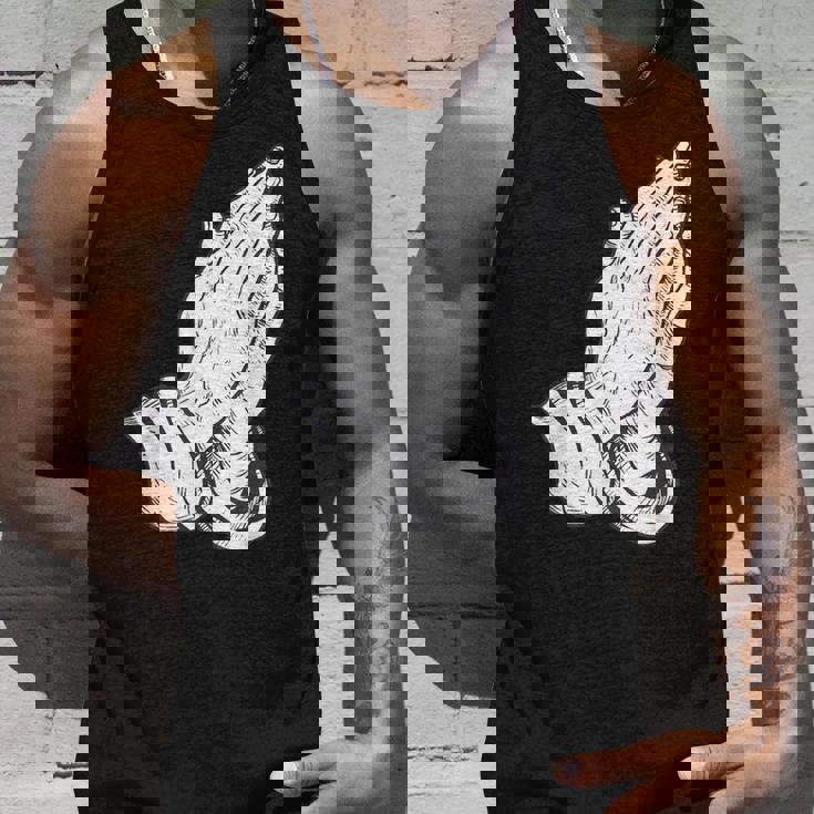 祈るイエスの手 タンクトップ 彼への贈り物