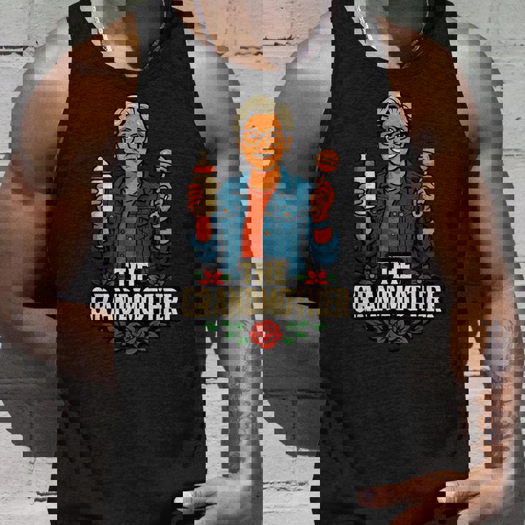 祖母のおばあちゃんのおばあちゃんのおもしろいデザイン タンクトップ 彼への贈り物