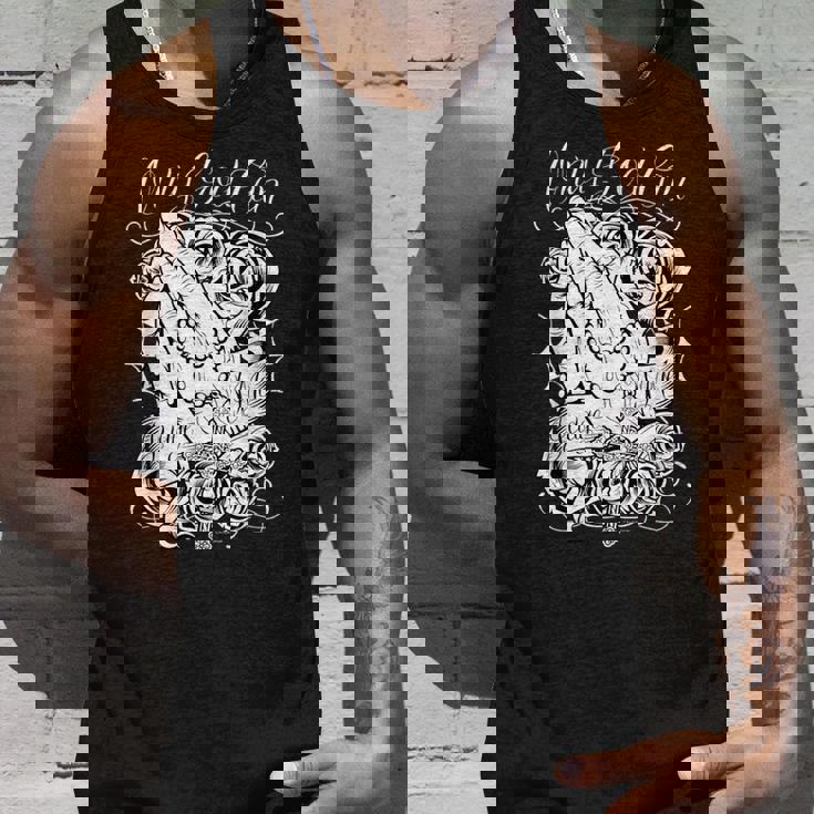 神だけが私を裁くことができるローライダーアートチカーノカルチャー タンクトップ 彼への贈り物