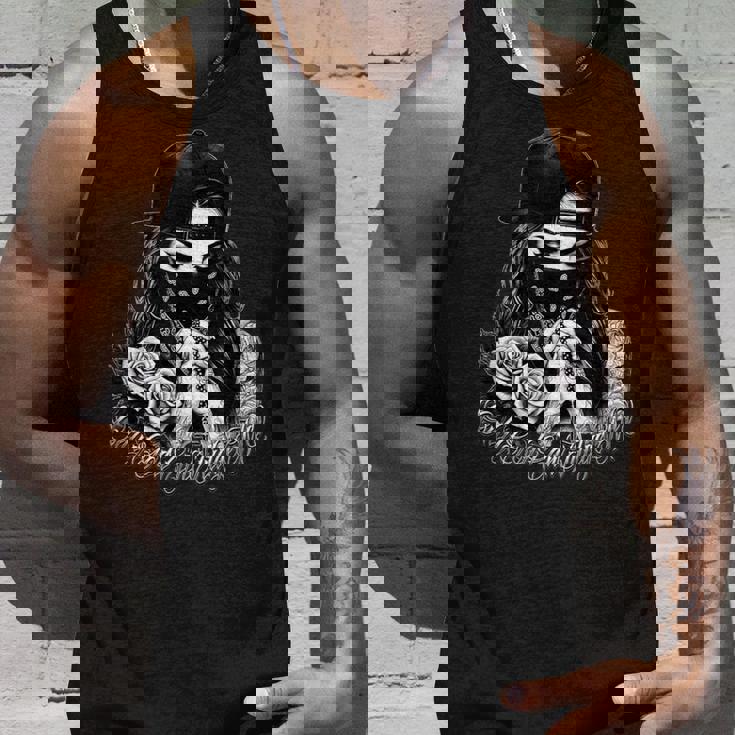 神のみが私を裁くことができる チカーノの服 タトゥー アート 祈りonly God Can Judge Me タンクトップ 彼への贈り物