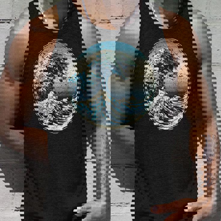 神奈川沖グレートウェーブウィズガメラ タンクトップ 彼への贈り物