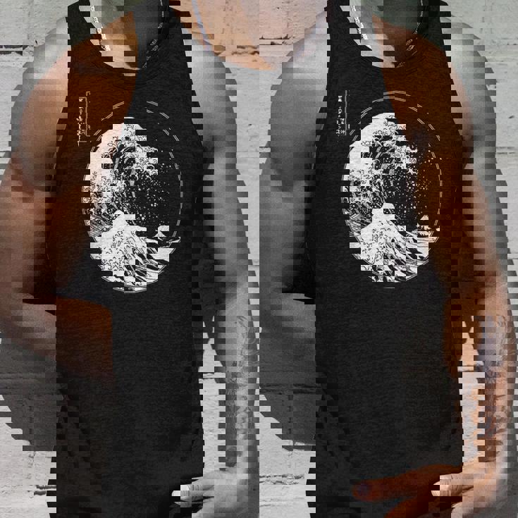 神奈川沖大波 北斎日本美術 タンクトップ 彼への贈り物