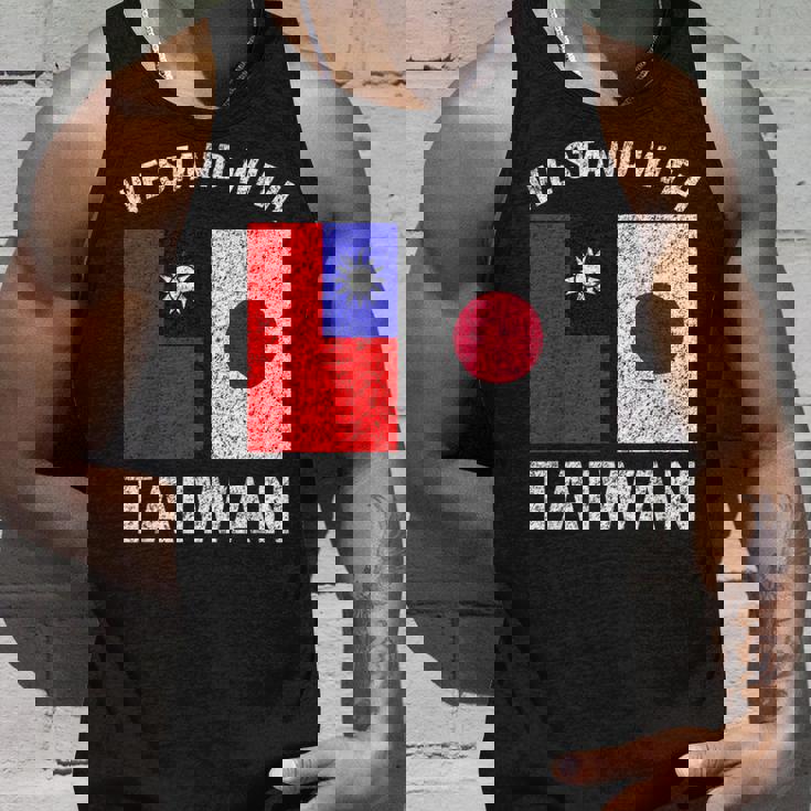 私たちは台湾と一緒に立ちます 日本 タンクトップ 彼への贈り物