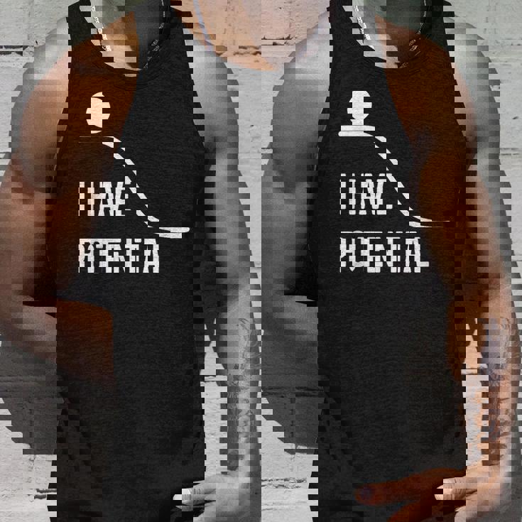 私には潜在的なエネルギーがあります-面白い物理学 タンクトップ 彼への贈り物