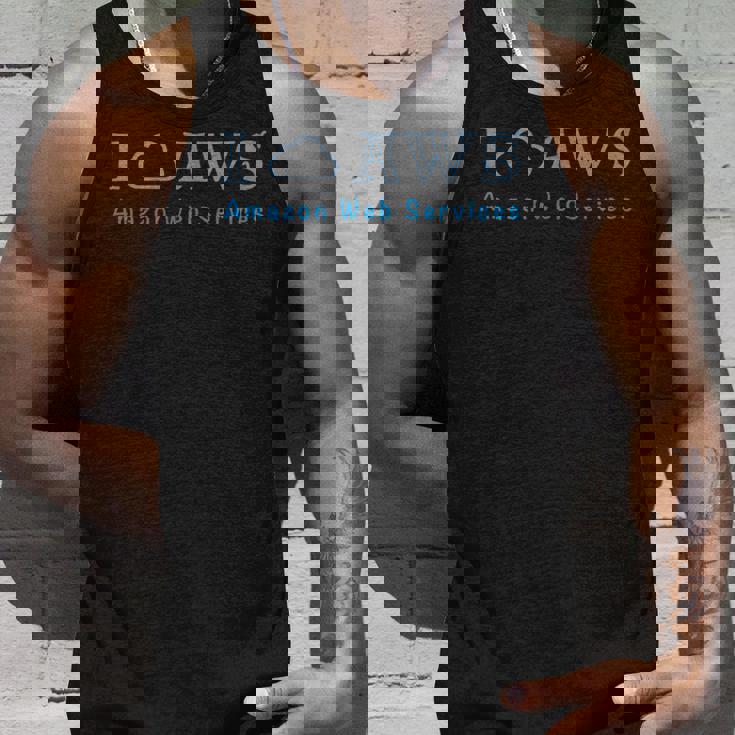 私はawsが大好きです タンクトップ 彼への贈り物