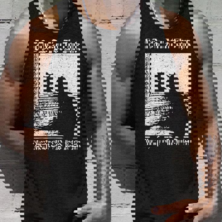 私はそうは思わないから黒猫は哲学者じゃない タンクトップ 彼への贈り物