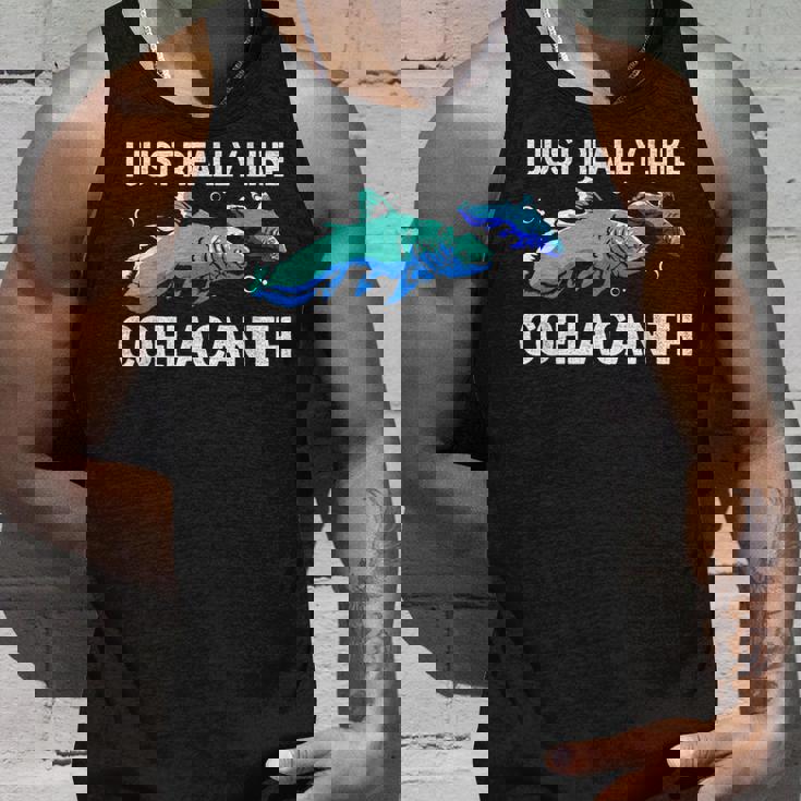 私はシーラカンスが本当に好きです タンクトップ 彼への贈り物