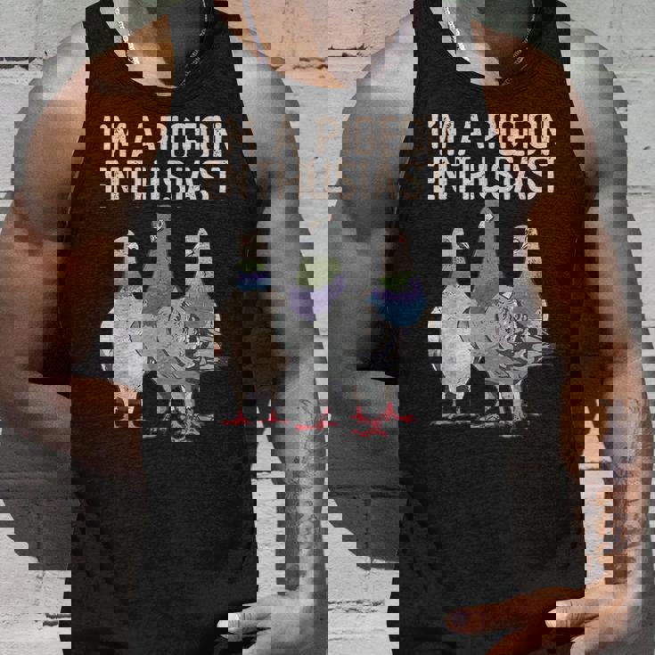 私はハト愛好家ですハト好き タンクトップ 彼への贈り物