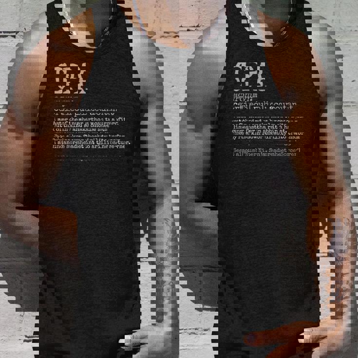 税務認定公会計士cpa タンクトップ 彼への贈り物