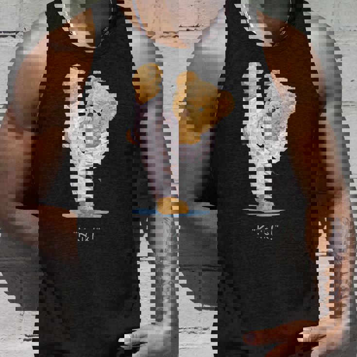 空手 子供用 テディベア テコンドー ボーイズ メンズ タンクトップ 彼への贈り物