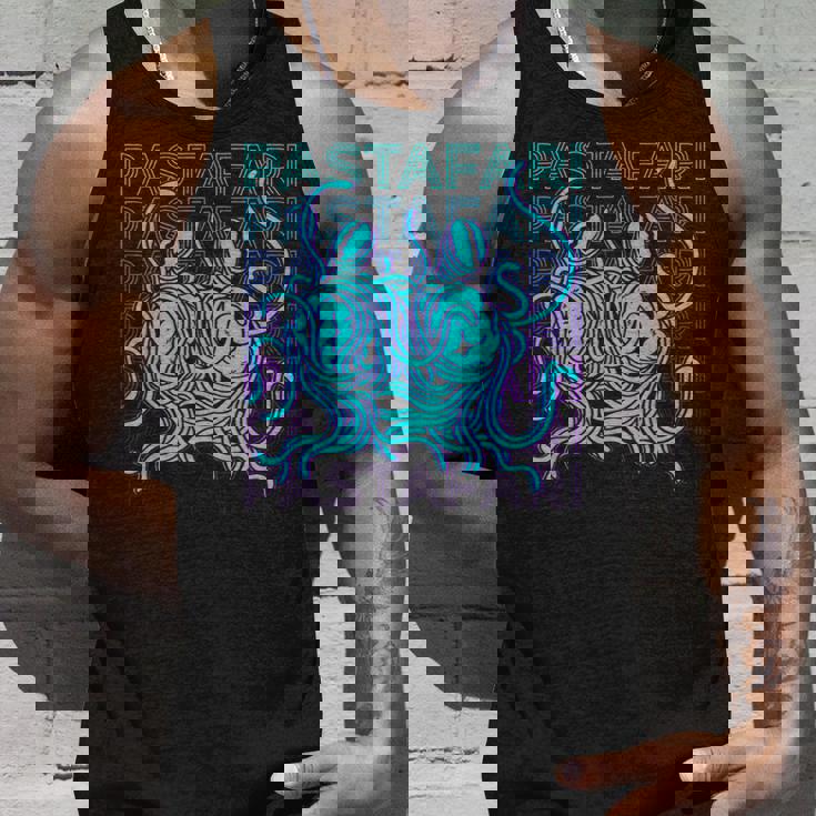 空飛ぶスパゲッティ モンスター パスタファリ パスタファリズム Fsm レトロ タンクトップ 彼への贈り物