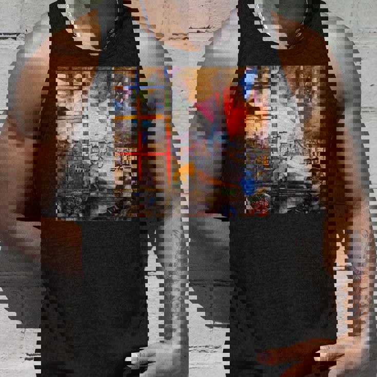 窓を通るパリ マルク・シャガール タンクトップ 彼への贈り物